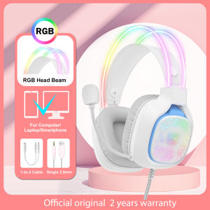 ONIKUMA X22 Wired Gaming Headset With Mic RGB Dynamic Light Gaming Headphones For PC Laptop