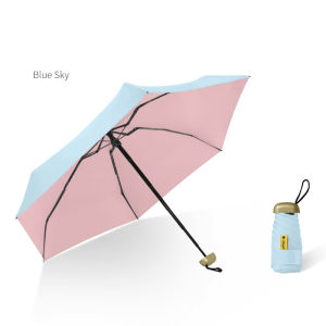 Ultra-light mini pocket umbrella sunscreen umbrella UV protection rain and sunshine umbrella
