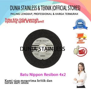 Batu Nippon Resibon 4"x2mm untuk potong besi