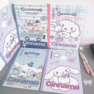 Stationery Sparkel  สมุดโน้ตขวางรูปแบบ B5 ของ Cinnamoroll และ Rabbit หน้าในเป็นขวาง ใช้กระดาษหนาเพิ่มที่ช่วยปกป้องดวงตา และมีจำนวนหน้า 30 หน้า สมุดโน้ตขวางรูปแบบ B5 นี้   A038