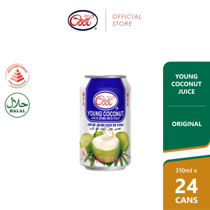 Ice Cool Young Coconut Juice with Pulp 310ml X 24 cans [CTN]