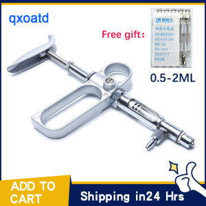 DIYMO Automatic Veterinary Continuous Syringe for Pigs Animal Adjustable Vaccine Injection Equipment