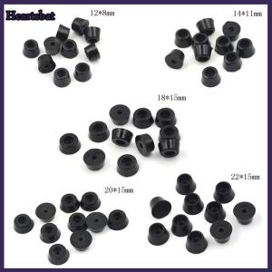 [Heartsbat] 10Pcs Black Rubber Round Cabinet Instrument Case Feet Foot Circular Bumpers Pads