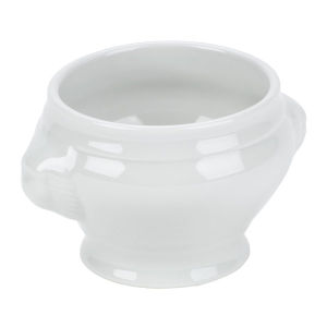 DAFIFY 1pcs Porcelain Ramekins Lions Head Soup Bowl for Baking French Onion Soup Bowls Microwave Safe Soup and Fruit Home Kitchen