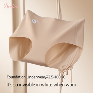 【SINGABRALETTE】Liquid Foundation Panties Plus Size Seamless Invisible Cotton Antibacterial Hip Lift Breathable Comfortable Briefs​