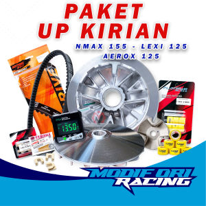 PAKET UP Tenaga CVT - Nmax 155-Lexi 125-Aerox 155 - Pulley Bubut BELT - LEXI 125