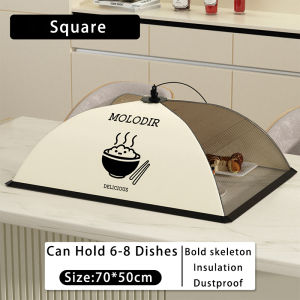WHL 2024New Foldable Food Cover Tudung Saji Umbrella Design Breathable Mesh Lace Dishes Cover Anti-flies Food Cover 菜盖蕾丝菜罩
