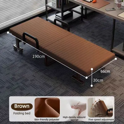 Folding bed for home office nap reclining chair nanny no installation required overnight bed Katil lipat 折叠床