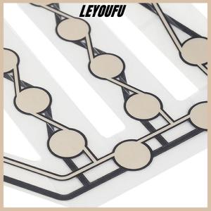 LEYOUFU แผ่นเตือนความจำเข็มขัดนิรภัยติดรถยนต์ อุปกรณ์เสริมเข็มขัดนิรภัยติดเบาะรถยนต์อเนกประสงค์1ชิ้น