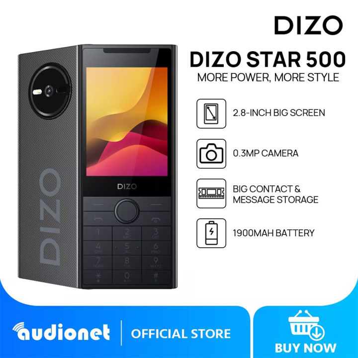 DIZO Star 500 Basic Phone | with 2.8" Big Screen Display and 1900mAh ...