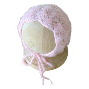 Mohair bé Mũ chụp ảnh mềm mại và thoải mái co giãn nắp ca-pô mũ với cằm gắn cho trẻ sơ sinh chụp ảnh Phiên