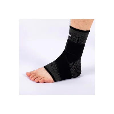 【Hot ticket】 1 Pcs Ankle Brace Compression Sleeve Adjustable Ankle Support Strap for Sprained Plantar Fasciitis Injury Recovery Running