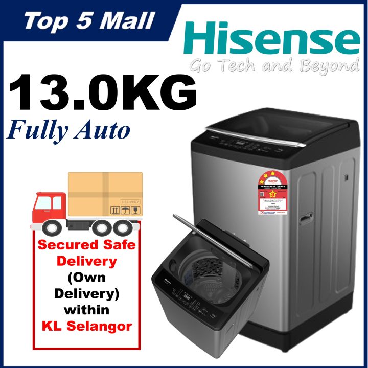 Hisense Top Loading Fully Auto Washing Machine (8kg / 10.5kg / 13kg