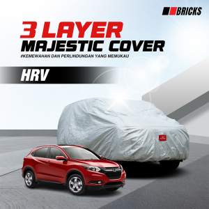 3 Layer Cover HRV Lama Sarung Mobil Outdoor Anti UV & Waterproof BRICKS