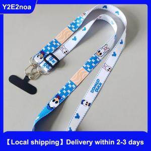 【Local shipping】 Minnie Mouse StellaLou Phone Lanyard Anti-Loss Long Crossbody Neck Straps Camera Hanging Rope For Iphone Huawei Xiaomi Samsung