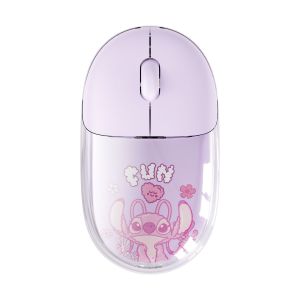 100% Authentic Disney TSUM TSUM 2.4G Wireless Mouse Bluetooth V5.2 Dual Mode Rechargeable 1600 DPI USB Receiver Mice Silent Office Mouse Mice For PC Laptop Lotso Mickey Winnie STITCH  DS-M006