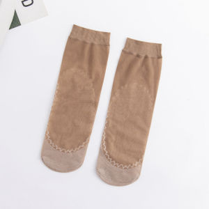 Bayar Di Tempat - Kaos Kaki Stocking Pendek Wanita Anti Slip / Kaos Kaki Wanita Model Stocking