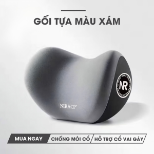 Gối kê cổ cho xe hơi gối tựa cổ bằng mút hoạt tính giúp giảm mệt mỏi và điều chỉnh tư thế.