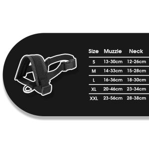 HamshMoc Soft Dog Muzzle Anti Bite Barking Mesh Muzzle Adjustable Strap With Front D Ring For Pets Outdoor