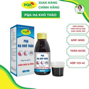 PQA Hạ Khô Thảo - viêm mũi mãn tính nghẹt mũi chảy nước mũi viêm xoang mũi