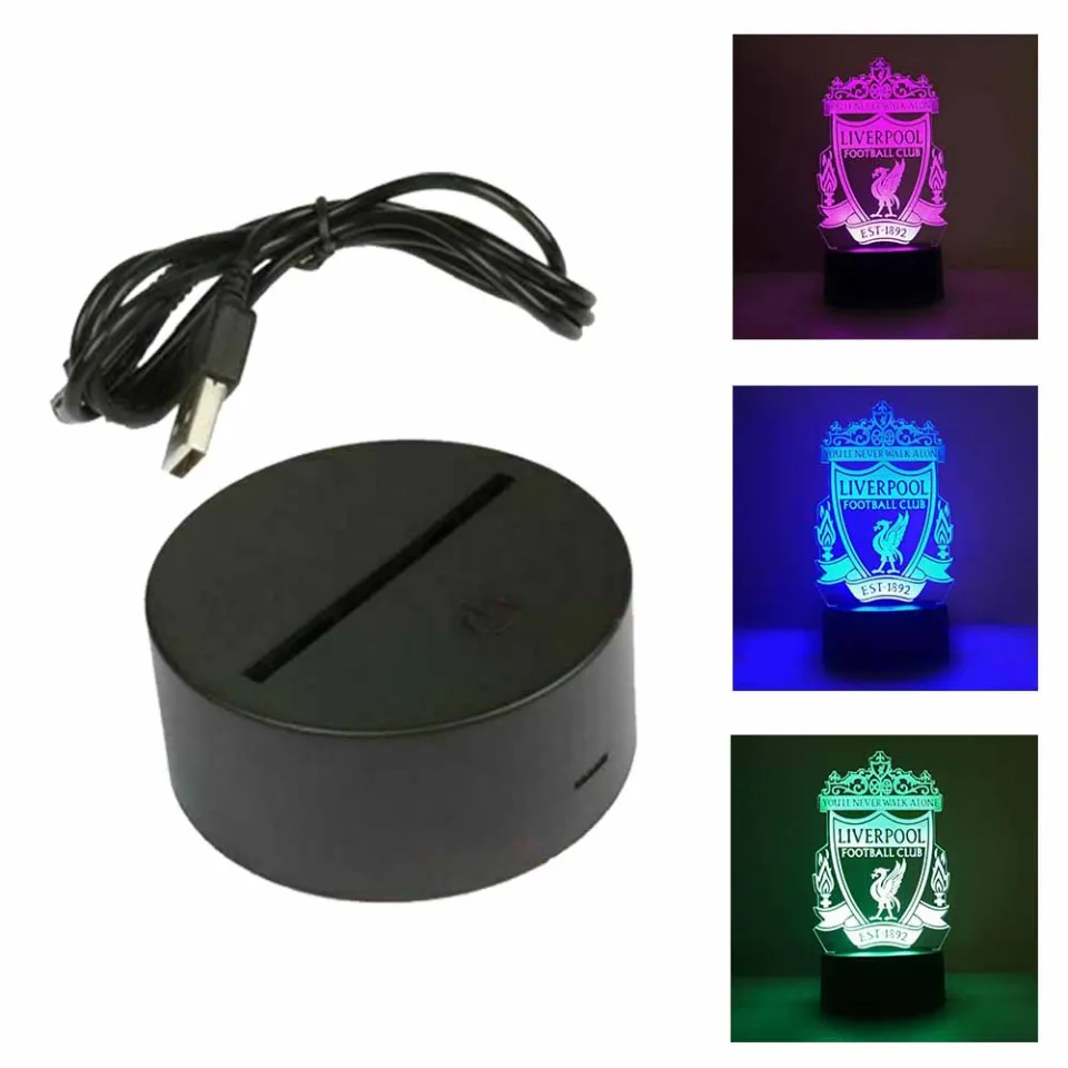 3D Rugby-Lampe Mit 7 Farben – Optische Illusion Nachtlicht, USB-Betrieb, Touch-Steuerung