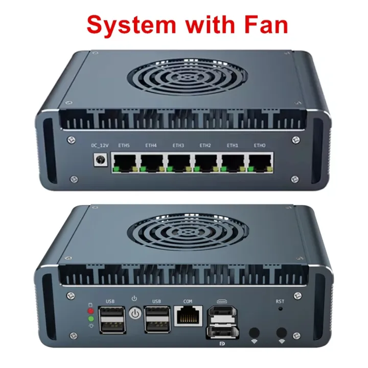 Firewall Appliance soft Router Intel Core i3-1125G4 I7-1185G7 6xIntel 2 ...