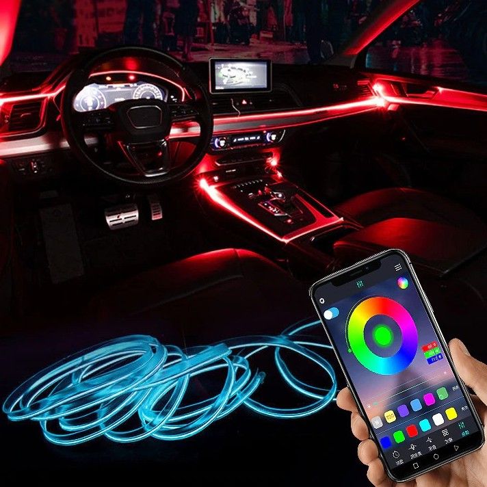 569 in 1 RGB LED Atmosphere Car Light Interior Ambient Light