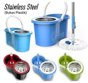 ALAT PEL LANTAI PUTAR ULTRA SPIN MOP 360 DERAJAT SUPER MAGIC MOP VD