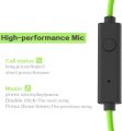 Sports Earbuds Wired Running Headphones with Microphone, Neckband in-Ear Stereo Workout Earphones Designed for Jogging Gym Headsets,Green. 