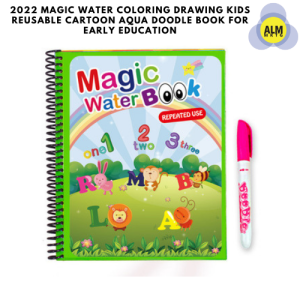 2022 magic water coloring drawing kids Reusable cartoon aqua doodle book for early education