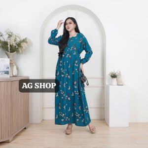 MIDI DRESS VIRAL TERBARU - GAMIS MOTIF KEKINIAN JUMBO - (Bisa COD)