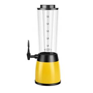 【การจัดส่งท้องถิ่น】ทาวเวอร์เบียร์ LED ขนาด 3 ลิตรพร้อมก๊อกน้ำคู่ - เครื่องจ่ายเบียร์เกรดเชิงพาณิชย์สำหรับบาร์/งานปาร์ตี้ ระบบเครื่องดื่มเย็นสแตนเลสสำหรับเบียร์คราฟต์และโซดา