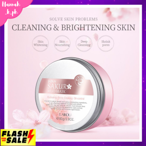 HOT SALE🔥 LAIKOU Sakura Mud Mask: Deep Clean Whitening & Oil Control
