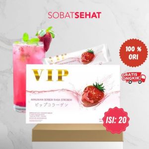 Suplement Pemutih Kulit Minuman Bubuk Kesehatan Colagen VIP COLLAGEN Original Bpom VIP 1 Box