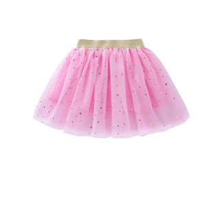 【พร้อมส่งจากกรุงเทพ】🚀 กระโปรงเด็กผู้หญิง ผ้า蕾丝+ชั้นซ้อน ✨ | กระโปรงสั้นแวววาว | อายุ3-11ปี