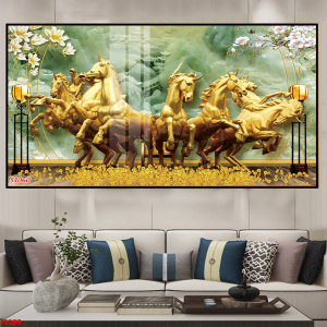 Tranh Laminate Tráng Gương - Tranh Treo Tường Mã Đáo Thành Công