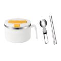 (WYVM) 1200ml Noodle Bowl with Lid, Stainless Steel Instant Noodle Bowl, Rapid Ramen Bowl with Filterable Lid. 