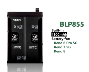 BLP855 Battery for Oppo Reno 6 Pro 5G / Reno 7 5G / Reno 8 Replacement phone Batteries