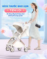 Xe đẩy 2 chiều Chilux K5 - Thiết kế giỏ nằm rộng rãi, bánh xe giảm xóc. 