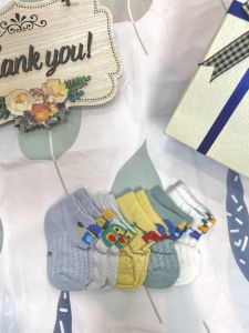 Set 5 đôi tất len lưới siêu ấm áp mềm mại cho bé mùa thu đông 0-6m