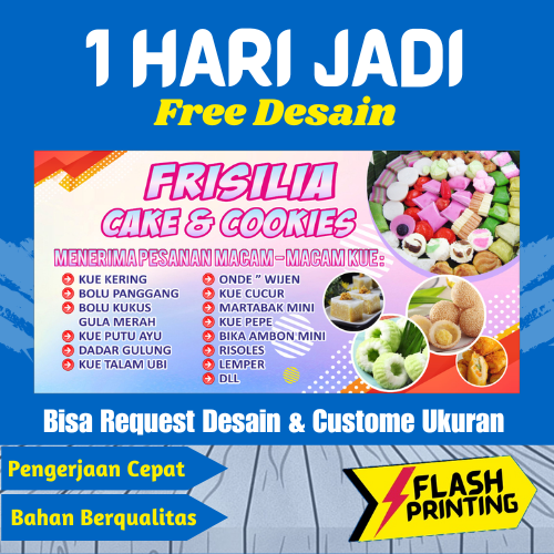 CETAK SPANDUK WARUNG KELONTONG / BISA REQUEST CUSTOME DAN TULISAN ...