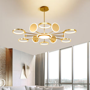 Ceiling Lights Nordic LED Ceiling Chandelier lamp For Living Room Bedroom Dining Room kitchen Remote Dimming Branch Chandelier Lighting Fixture