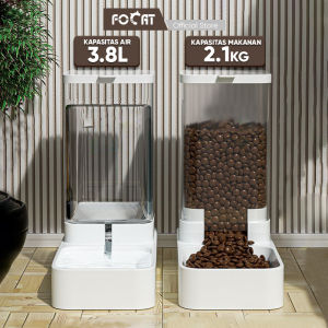 FOCAT Tempat Makan & Minum Automatis Kucing Ekstra Besar M76 Automatic Pet Feeder & Water Dispenser