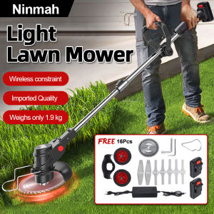 588v Electric lawn mower rechargeable grass cutter cordless  lawn portable grass portable trimmer garden tool grass trimmer
