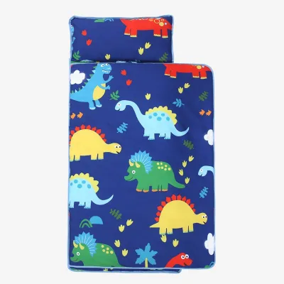 Baby Nap Mat with Blanket Toddler Removable Pillow Children Travel Soft Bed for Preschool Kids Daycare Sleeping Bags