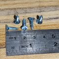 10 BUAH SEKRUP FH FAB 6X1/2 PANJANG 1,2CM SKRUP F+AB TAPPING TAPING SCREW 6 X 1/2 1,2 CM OBENG PLUS DATAR 12MM 12 MM DIAMETER DRAT 3,5MM  DIAMETER KEPALA 6MM. 