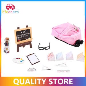 [Eleanor] 14Pcs School supplies Doll Accessories for Dollhouse Best Gift Toy for Girl Doll