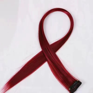 ผมไฮไลท์ ผมวิกผมปลอม แบบกิ๊บติดผมสามารถทำได้หลากหลายแนว ไม่ต้องยอมสี ผมไม่เสีย ไม่ต้องซ้ำใคร สไตล์เกาหลี ขนาด 55 cm