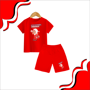 SETELAN ANAK COWOK CEWEK UMUR 6 BLN-5 TH 17 AGUSTUSAN VIRAL UKURAN S M L XL EDISI AGUSTUSAN KEMERDEKAAN
