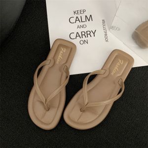[Free Shipping] 2026 Summer New Style Flat Non-Slip Fashionable Womens Flip-Flops for Outdoor Wear Comfortable Beach Sandals for Women